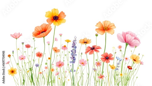 Bright Pink Daisies for Botanical Design