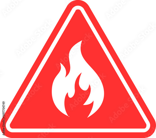 Flammable Hazard Symbol. Flammable Warning Sign. Hazard Symbol Warning Sign. Safety Combustibility And Flammability