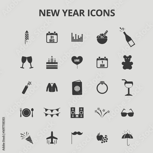 New year icons
