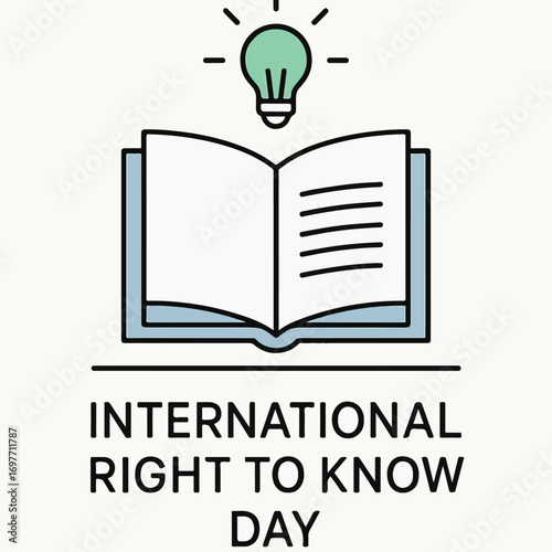 International Right to Know Day - Transparency, Freedom of Information, Access to Knowledge Concept.