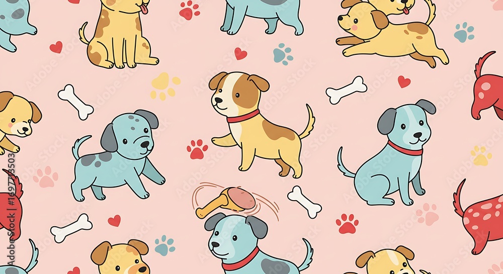 Fototapeta premium Pawsitive Vibes