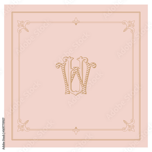 UW,WU,logo UW, Letter UW,  Monogram UW,Wedding Monogram, Wedding Logo, Logo Design , Monogram Vintage