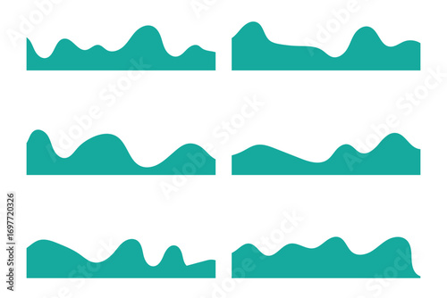 Wave shape certificate vector header. Luxury curved border design, cover cover. Abstract divider for banner footer. Website separator for flyer, ribbon pattern bottom page frame in eps 10.