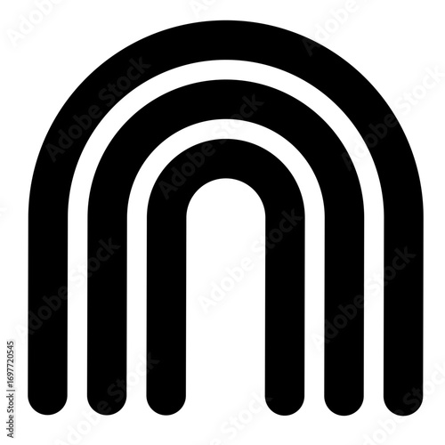 Dazzle line icon weather 