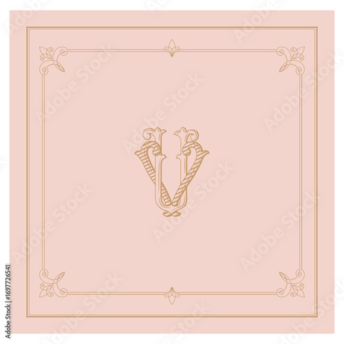 UV,VU,logo UV, Letter UV,  Monogram UV,Wedding Monogram, Wedding Logo, Logo Design , Monogram Vintage