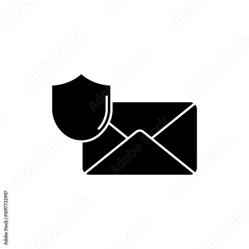 Icon a Protected Email, isolated against a clean background.