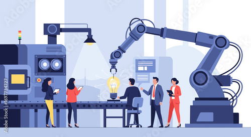 Team collaboration drives innovation through advanced manufacturing and robotic technology development