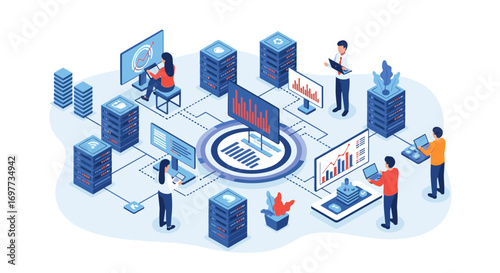 Modern business data analytics and management solutions for strategic decision making and growth