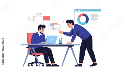 Analyzing project performance metrics and improving team collaboration for enhanced productivity and success