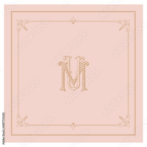 UM,MU, logo UM, Letter UM,  Monogram UM,Wedding Monogram, Wedding Logo, Logo Design , Monogram Vintage