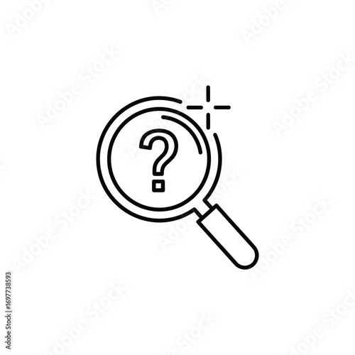 Magnifying Glass Question Mark Icon A Detailed Exploration of Mystery and Investigation