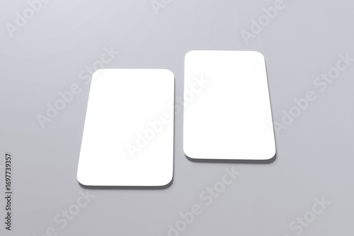Free Download Vertical Business Card Blank  - GFXLoad