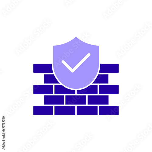 Icon a Firewall, isolated against a clean background.