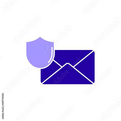 Icon a Protected Email, isolated against a clean background.