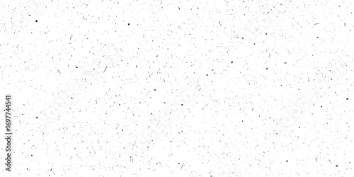 Speckle grain dot white paper noise texture with distress effect vector illustration pattern background. Dirty or dust film grain speck grit grunge overlay on white background grain noise particles.