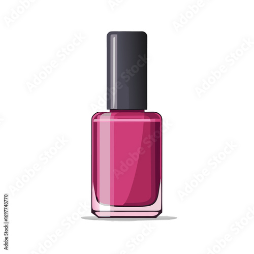 nail polish on white background