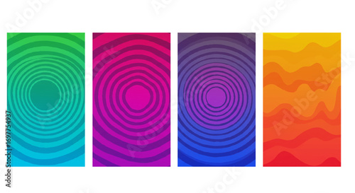 Colorful Percentage Discount Arrow Set