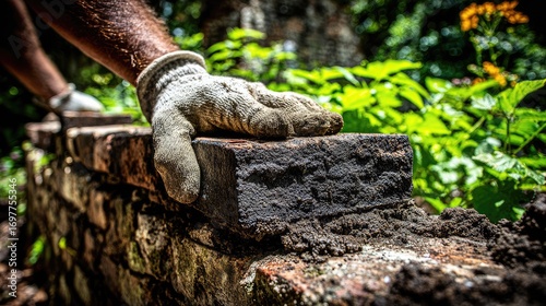 Wallpaper Mural Bricklaying Restoration Closeup Torontodigital.ca
