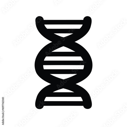 Abstract representation of dna double helix symbolizing genetic engineering and biotechnology concepts
