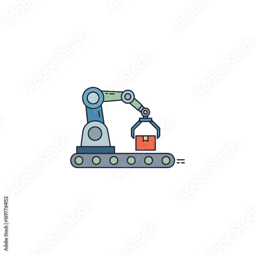 The evolution of robotics and futuristic automaton technology, a connection of artificial intelligence and machine mind, showcasing robot intelligence and efficiency