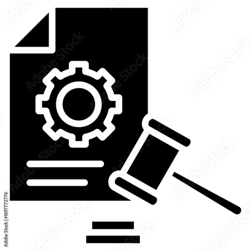 Regulatory Law Icon Element For Design