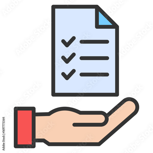 Accountability Hand Icon Element For Design