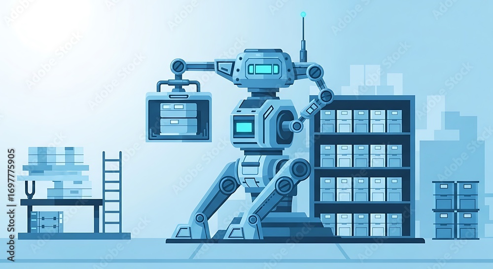 Obraz premium Robot Arm Automation.