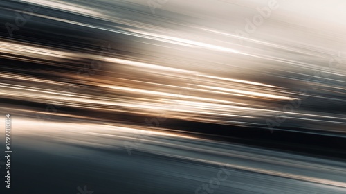 Dynamic minimalist motion blur background with elegant light streaks in soft neutral tones, conveying a strong sense of movement, energy, and forward momentum.