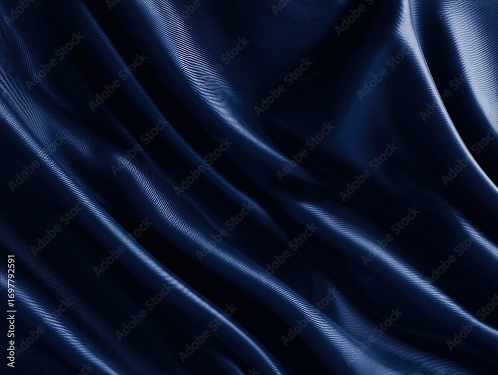 Obraz premium Solid background in sophisticated dark navy blue with perfect even lighting, no textures or patterns, solid field, multipurpose design resource suitable for commercial use, minimalist backdrop