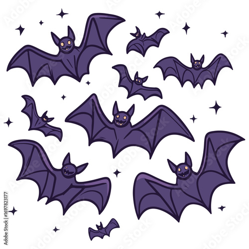 bat, animal, halloween, festival, decoration, vector, transparent background, horror, night, wings, wing, scary, dracula, vampire, dark, bats, a group of bats, icon, october, celebration, autumn