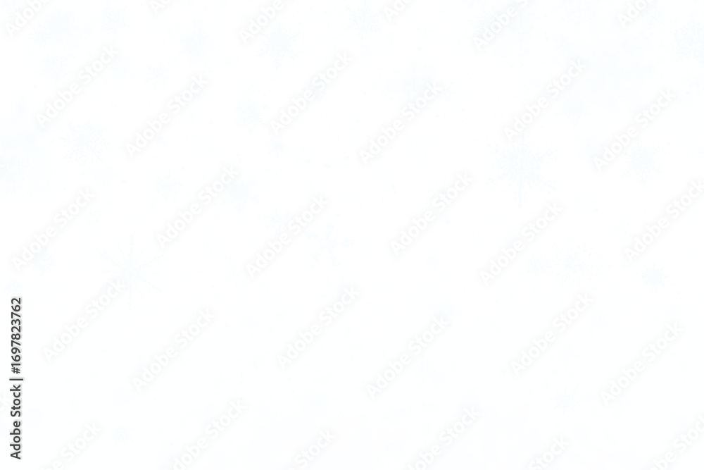 Fototapeta premium Delicate white snowflakes softly fall with natural variation on a transparent layer. The realistic snowfall creates a calm, peaceful winter atmosphere. Perfect for holiday cards. PNG