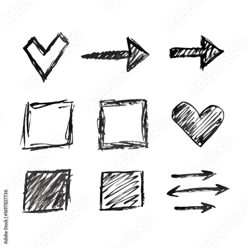 check mark icons set