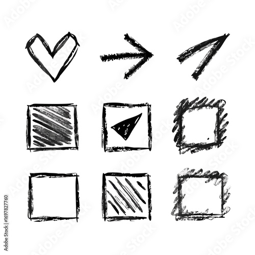 check mark icons set