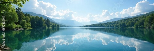 Serene lakeside view, perfect for relaxation and unwinding Escape the everyday stress and enjoy the peaceful tranquility of nature , lake, balance