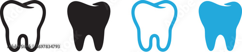 Dental tooth teeth dentist care oral hygiene health clinic illustration