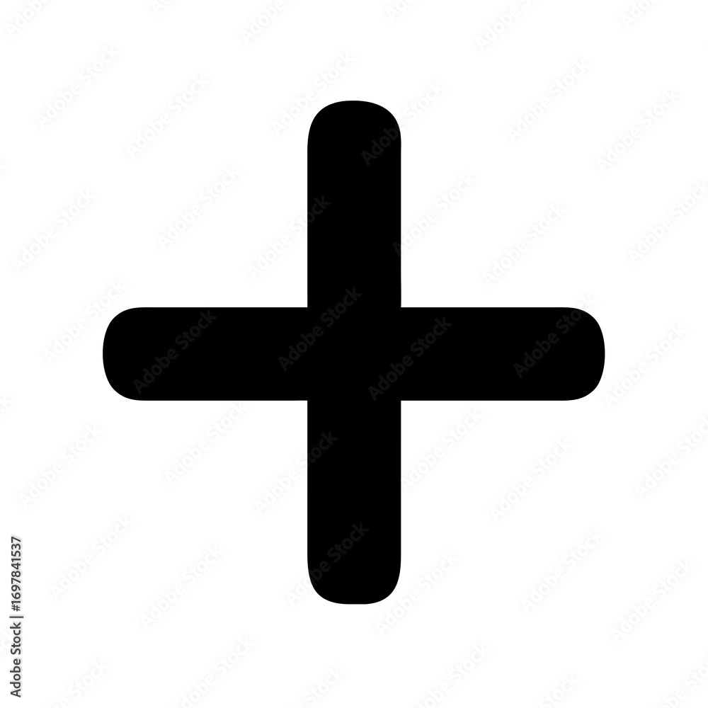 Obraz premium cross isolated on white background