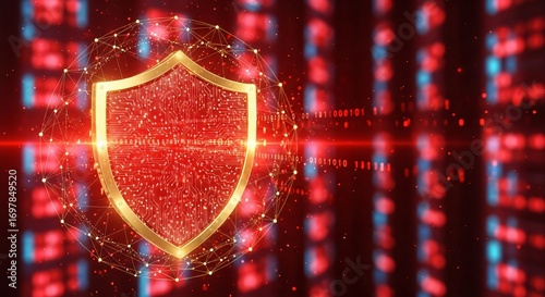 Secure Digital Shield Protects Data from Cyber Threats
