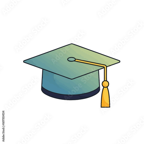 Graduation Cap with Tassel - A Symbol of Academic Achievement and Commencement Ceremonies