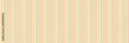 Daisy background vertical texture, graphical fabric vector seamless. Chic textile stripe lines pattern in light color.