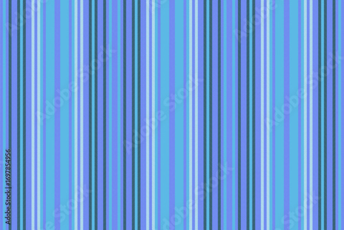 Ced pattern background stripe, mint texture textile vector. Uld-fashioned fabric seamless lines vertical in cyan and indigo colors.