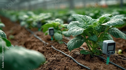 Smart agriculture sensors monitoring soil, moisture, temperature, and crop health to optimize farming and improve yields sustainably.