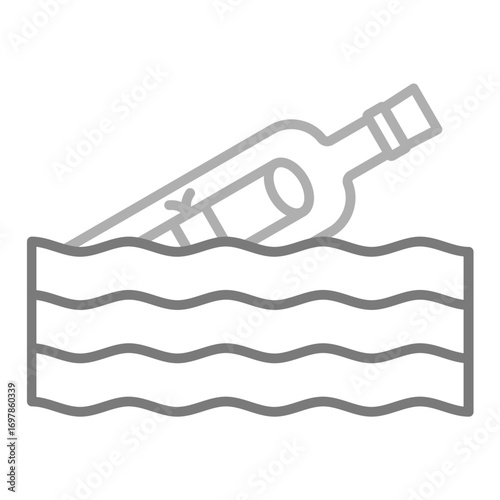 Message in a bottle Icon