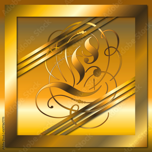 Gold Rahmen E