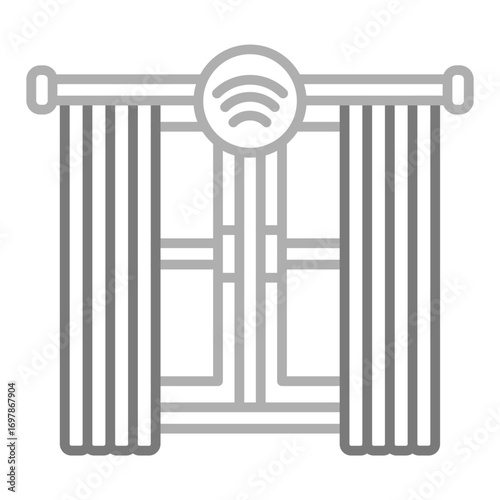 Smart curtain Icon
