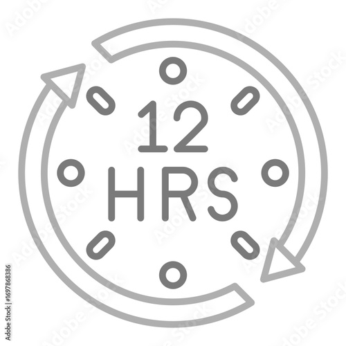 12 hours Icon