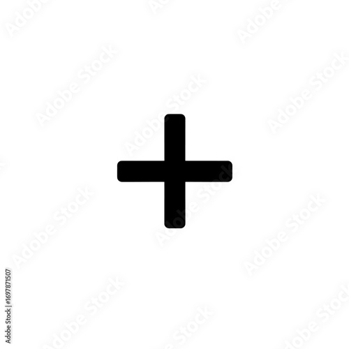 cross on white