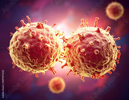 Dividing cancer cells