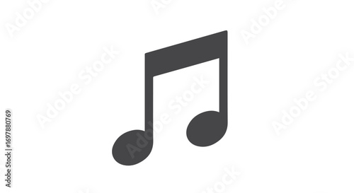 Elegant musical notation: A simple yet expressive design element for compositions and rhythms of auditory art forms