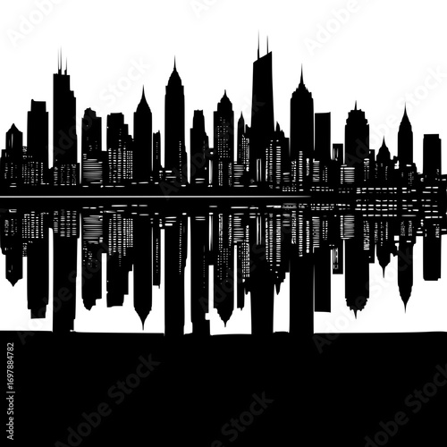 city skyline silhouette
