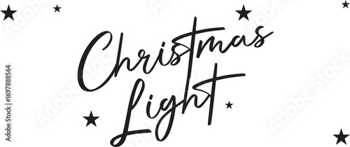 Modern Holiday Light Frame